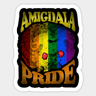 Amigdala Pride Vintage Sticker